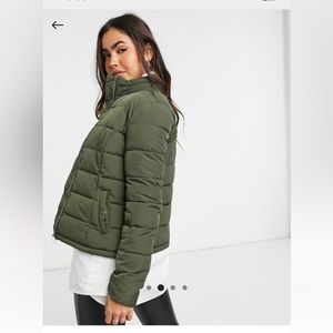 ASOS Only Dreamy Short Padded Jacket - Green - Large